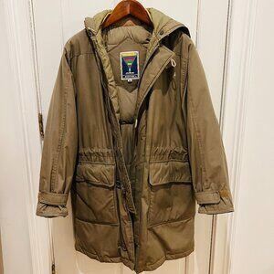 Vintage MIGHTY MAC Hooded NORSAC GOOSE Artic Down Parka Coat Jacket XL
